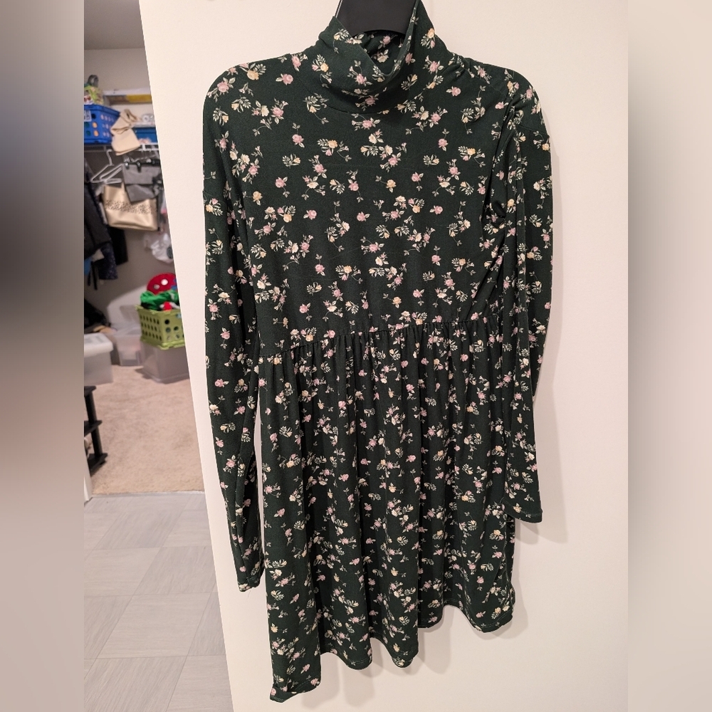 Faded Rose high neck dress